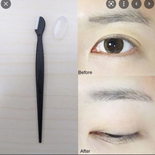 Dao Cạo Lông Mày Kai Groom! Eyebrow Razor (Lẻ 1 cái) -  Màu Đen