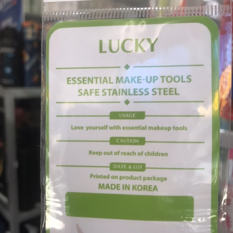 Kéo Tỉa Lông Mũi, Mi Đầu Tròn Lucky