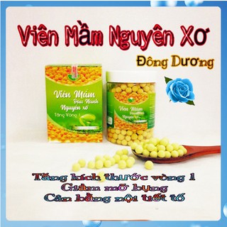 Viên mầm đậu nành nguyên sơ Đông Dương, tăng vòng 1, cân bằng nội tiết tố nữ, SP hữu cơ tự nhiên, thơm ngon an toàn