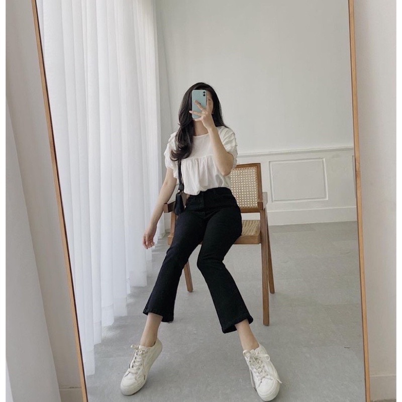 Quần bò ống loe TTQ688 | BigBuy360 - bigbuy360.vn