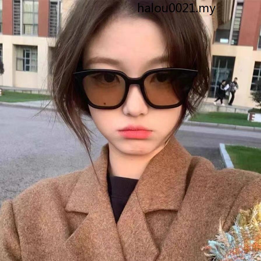 Kính Mát Hình Vuông Màu Trà Nâu Phong Cách Cổ Điển Thời Trang Mùa Hè 2022 GM Dành Cho Nam