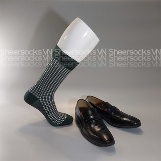 Tất cotton họa tiết Houndstooth