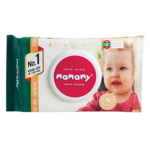 Khăn ướt Mamamy 100 tờ không mùi
