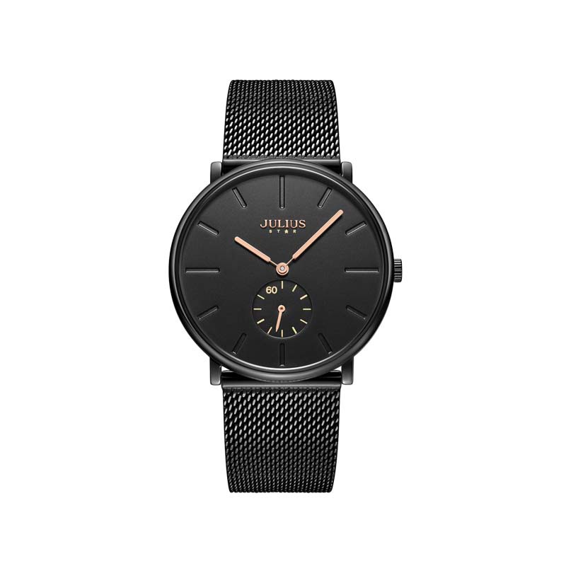 Đồng hồ nữ JS-043D kính Sapphire Julius Hàn Quốc dây thép