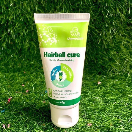 Gel Tiêu Búi Lông Hairball cure hỗ trợ hệ tiêu hóa phát triển, giảm sự hình thành và tiêu búi lông cho thú cưng