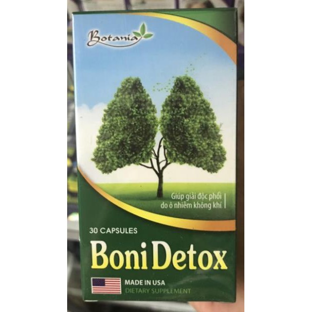 ✅[Hiệu quả số 1]BoniDetox- Giúp Giải Độc Phổi, Phòng Ngừu Ung Thư Thổi ( Mua 6 Tặng 1 Bằng Tem Tích Điểm)