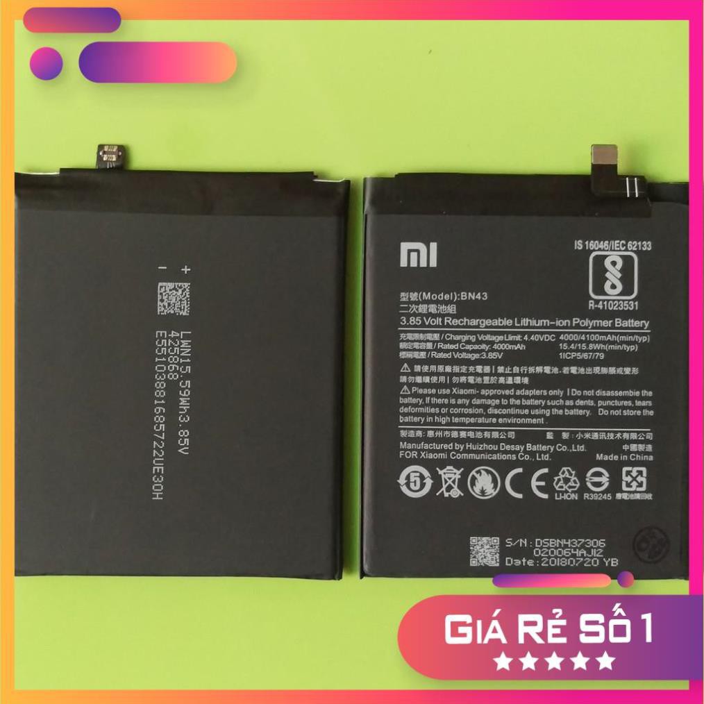 Sale giá rẻ Free ship  Pin zin dành cho Xiaomi redmi Note 4X / Note T4 (BN43) PHIÊN BẢN 32GB -Hàng nhập khẩu Loại Tốt