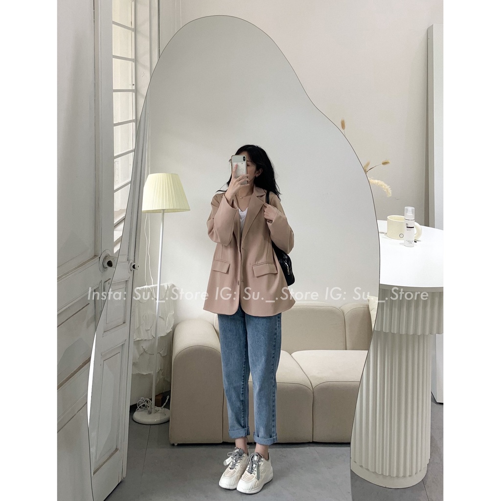 Áo blazer trơn 2 túi trước A1902 SUSTORE