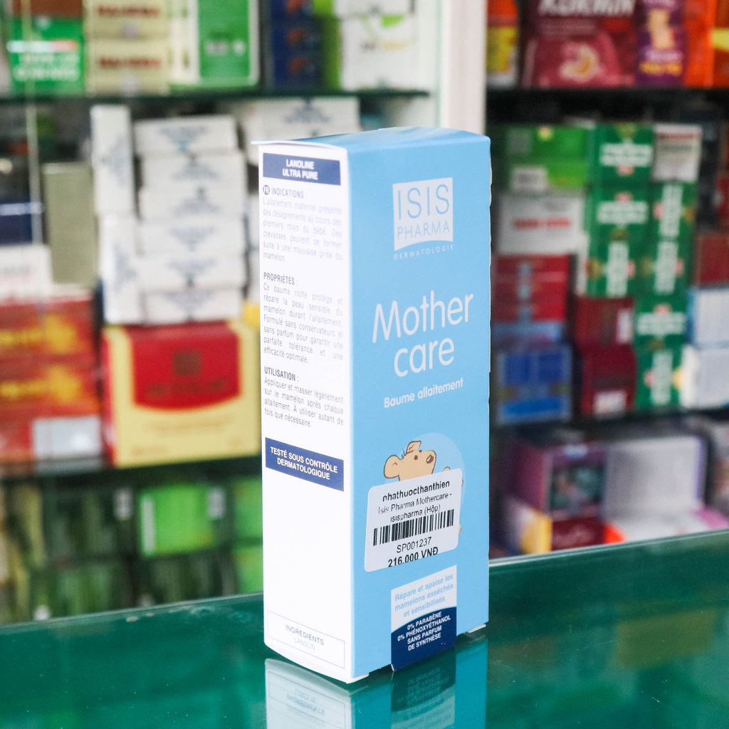 (PHÁP) Lanoderm Mothercare – Hỗ trợ giảm nứt núm vú, dưỡng ẩm cho da, làm mềm môi, bảo vệ da (tuýp 15ml)