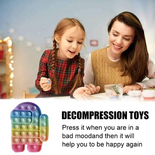 Astronaut Silicone Decompression Toy Push Bubble Fidget Sensory Toy Thinking Training Tools for Adult Children