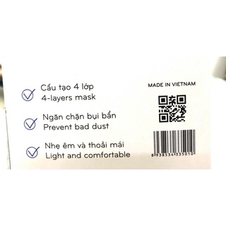 Khẩu trang y tế 4 lớp