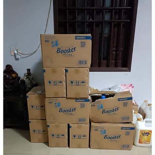 Nước giặt xả booster 3,7l new 2022 túi hàng xuất khẩu