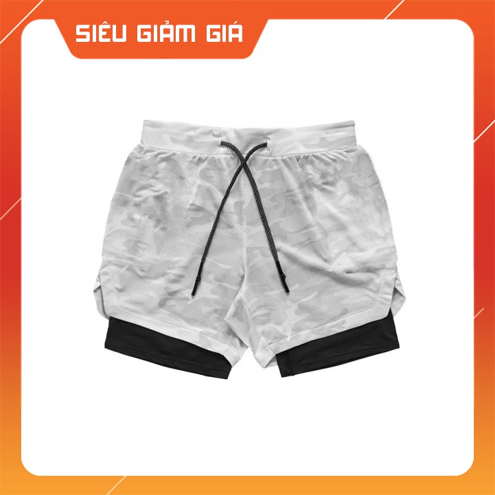 Quần short thể thao nam 2 lớp màu Camo lính cực đẹp [ MỚI VỀ ]