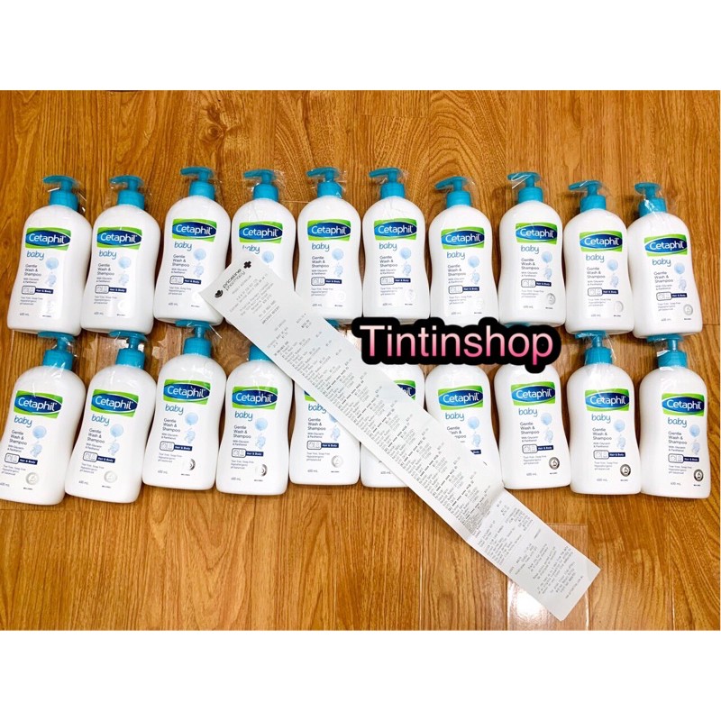 [Đủ bill] Sữa tắm gội toàn thân Cetaphil baby  400ml