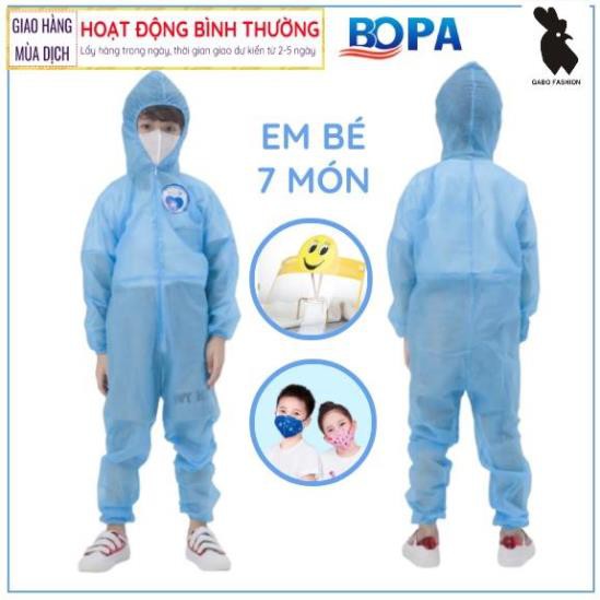 Siêu rẻ Đồ bảo hộ cho bé, đồ bảo hộ y tế em bé phòng dịch chính hãng gabo