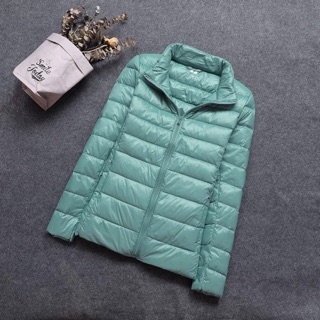   XẢ HÀNG LẺ SIZE Áo phao lông vũ nữ siêu nhẹ loại không mũ 