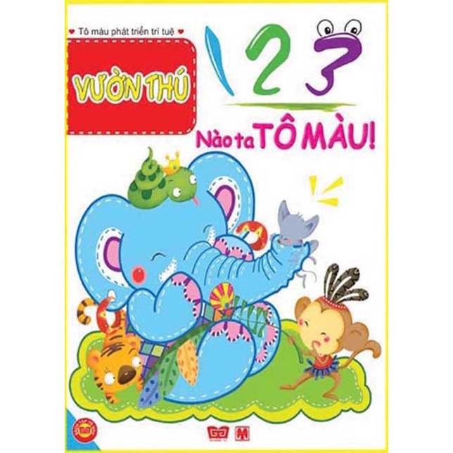Sách - 123 nào ta tô màu!