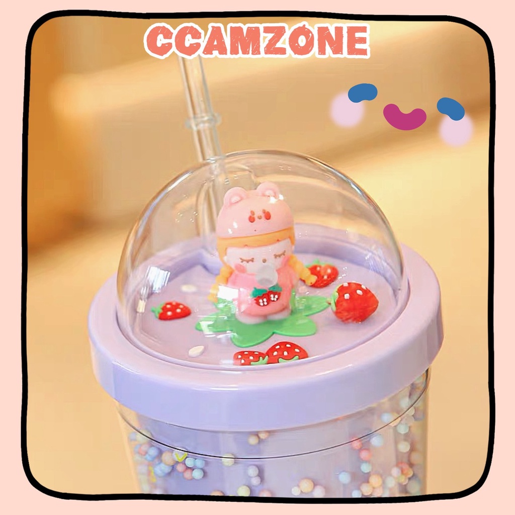 Ly Nước 2 Lớp Xốp Em Bé Dễ Thương gd108 ccamzone