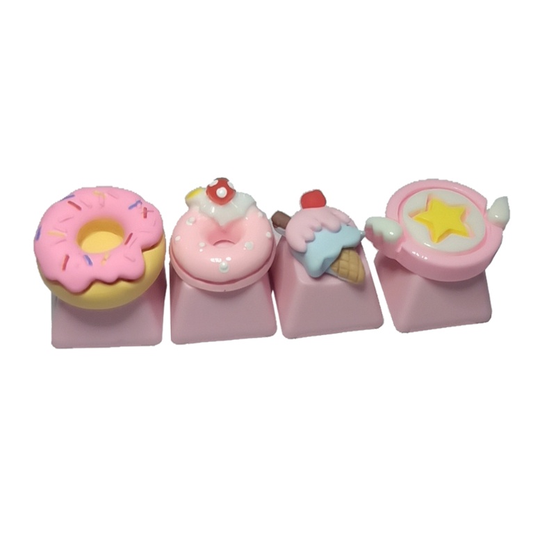 1 nắp đậy bàn phím cơ hình que kem màu hồng dễ thương R4 DIY | BigBuy360 - bigbuy360.vn