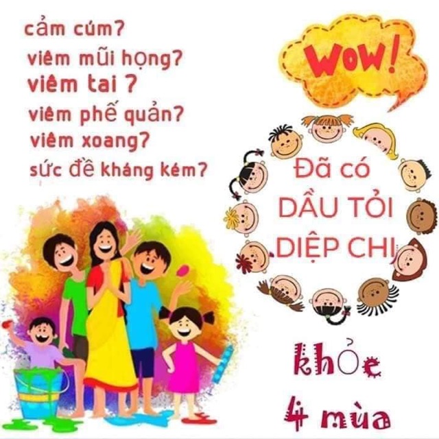 Dầu tỏi Diệp Chi Gold - tăng đề kháng - phòng và trị bệnh hô hấp, ho, sổ mũi, viêm họng, hen suyễn, táo bón, tim mạch