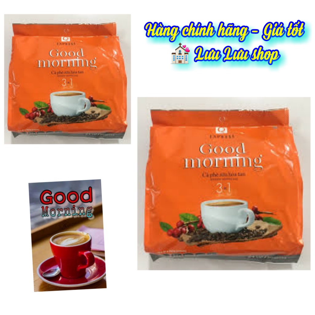 Cà phê Trần Quang 3 in 1 Goodmoning 24 gói *20gr