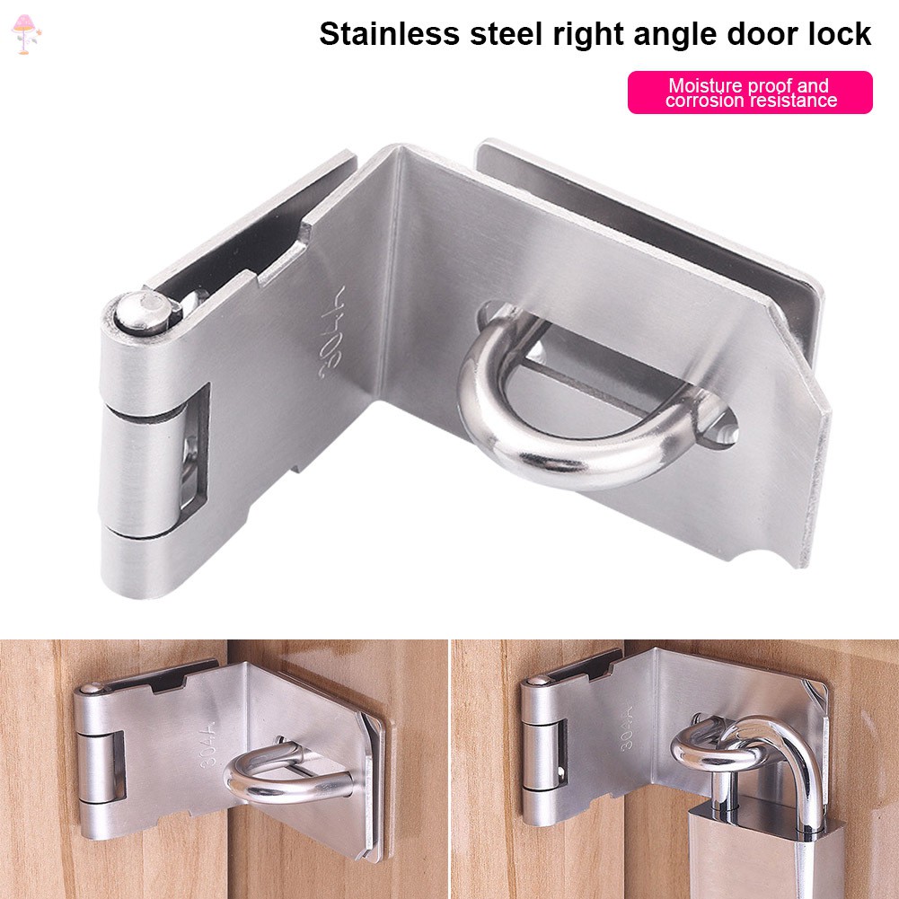 Chốt then đóng cửa góc 90 độ bằng thép không gỉ
