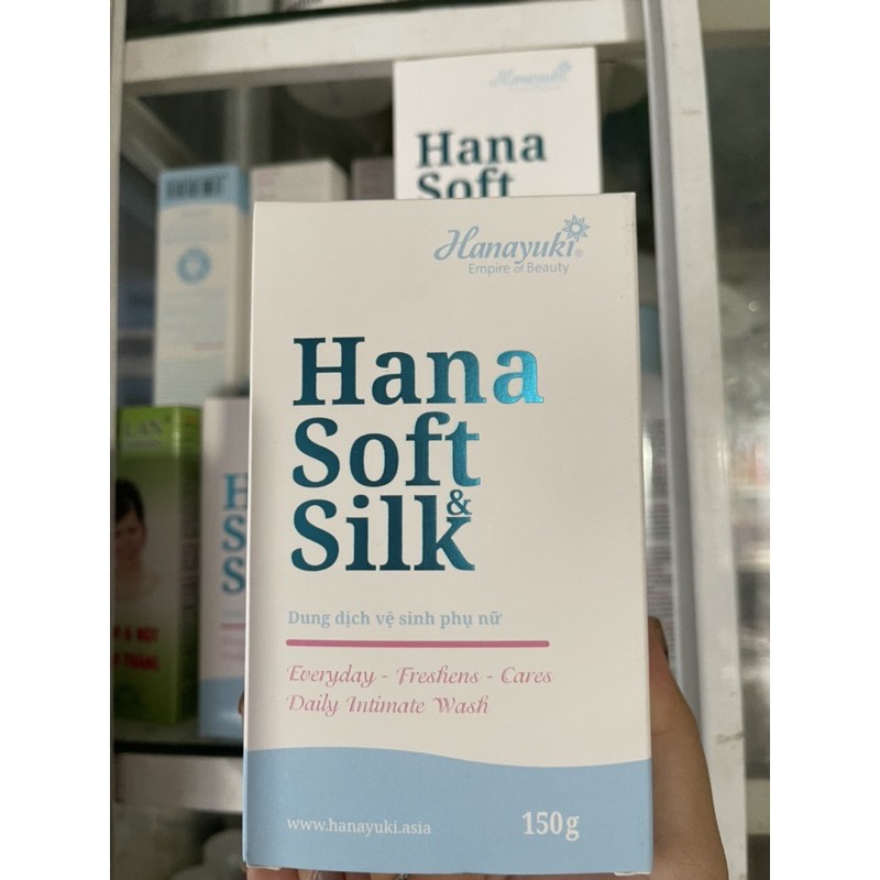 (chính hảng 100%) Dung dịch vệ sinh phụ nư  Hana soft silk (Hanayuki )Hàng mới về