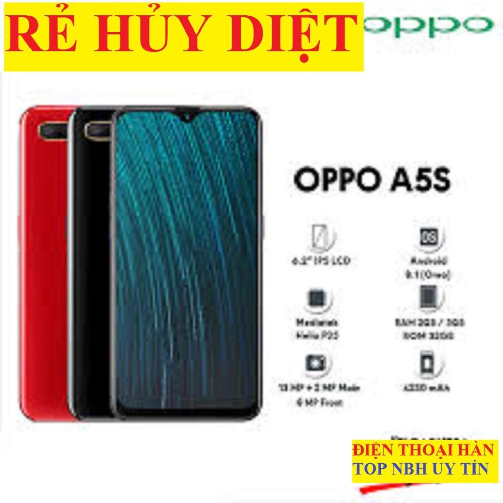 điện thoại Oppo A5s ram 6G/128G 2sim Chính Hãng, Chiến PUBG/Liên Quân siêu mượt , Bảo hành 12 tháng- TNN 05