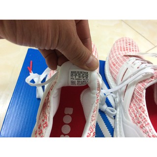 2020giày ultra boost mầu trắng hồng