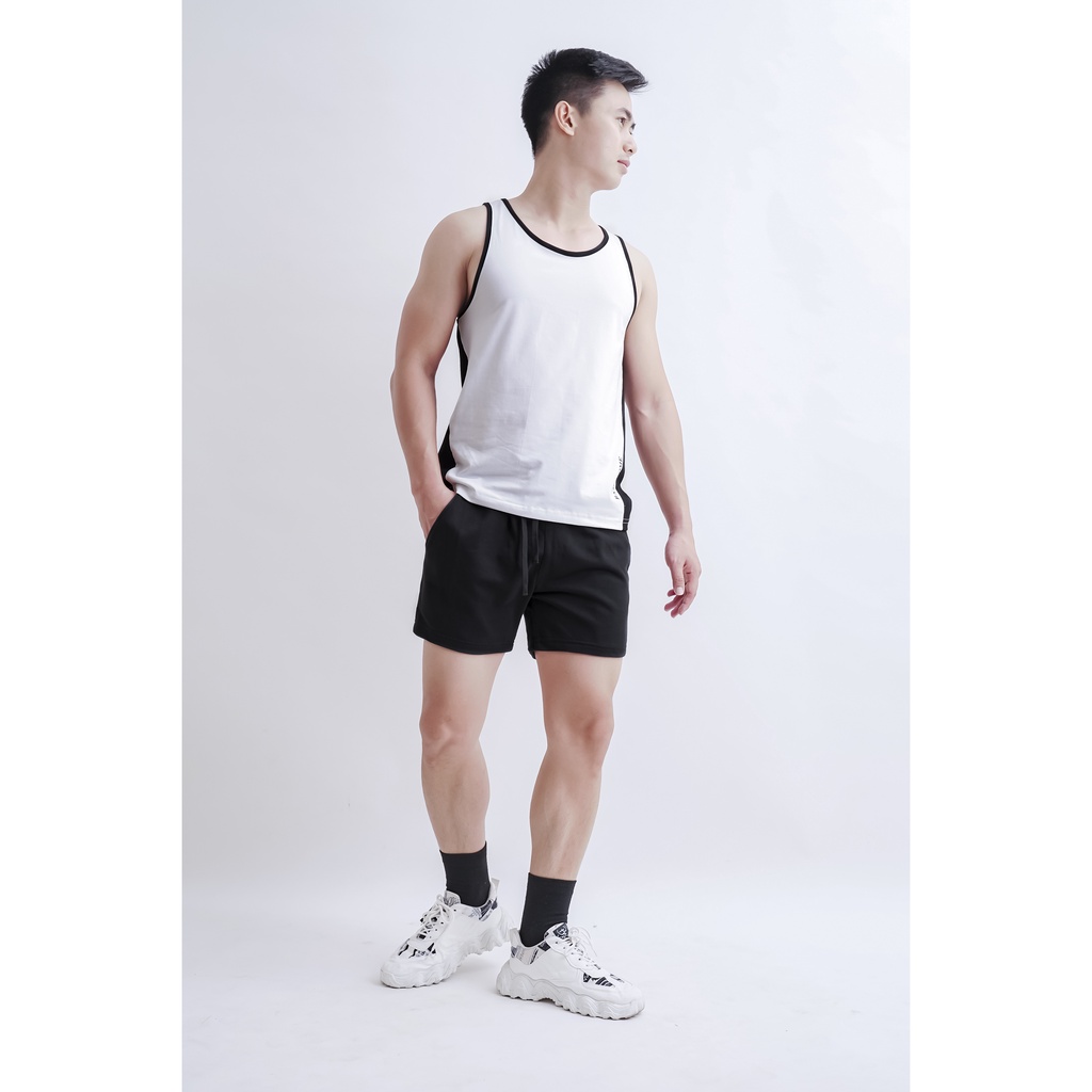 Áo ba lỗ thể thao nam BAMIHOME chất thun co giãn, thấm hút form Slimfit  ATT03