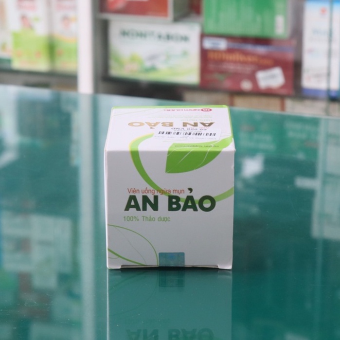 Viên uống mụn An Bảo - Hỗ trợ làm giảm mụn trứng cá, mụn nhọt, mờ vết sẹo trên da (hộp 40 viên)