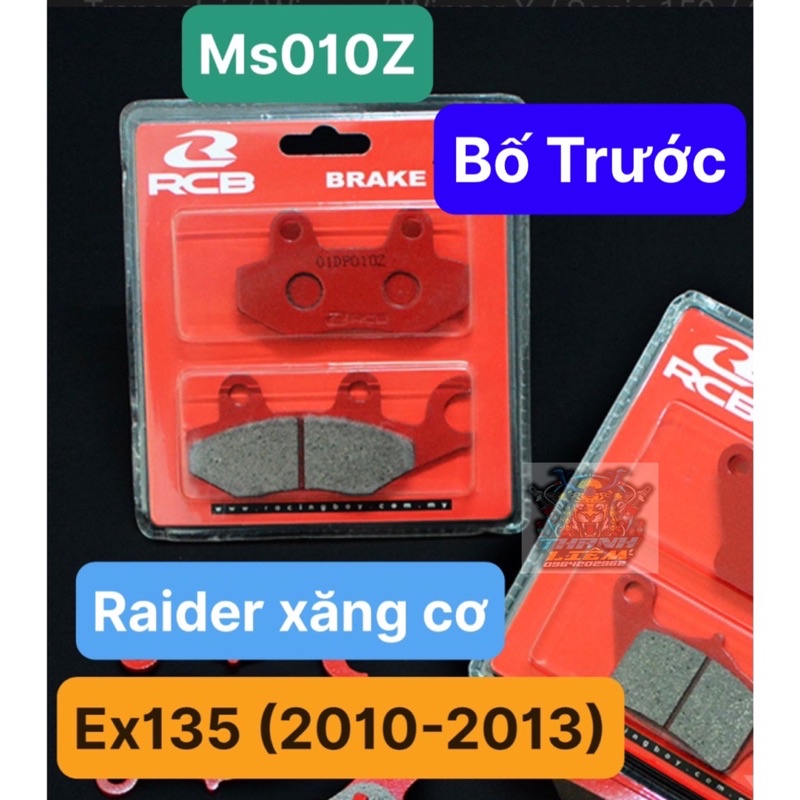 Bố Thắng RCB Trước Và Sau Cho Ex150 , Raider XC , NVX155 , Ex135 2010 - 2013 , Sirius Fi