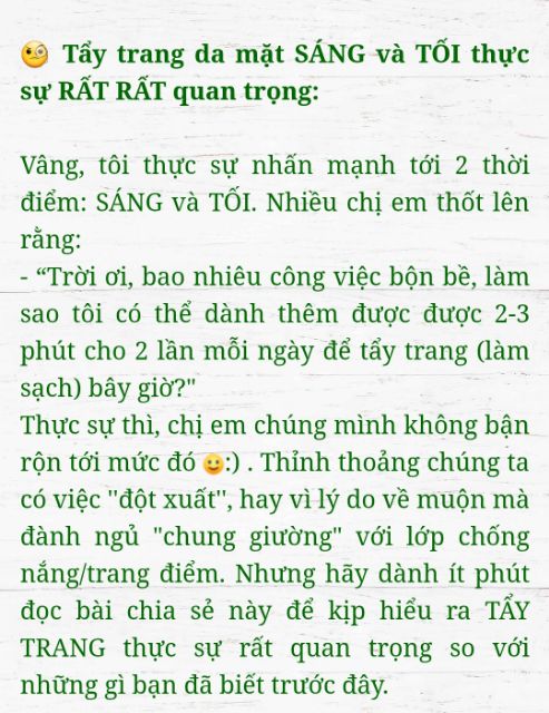 DẦU TẨY TRANG