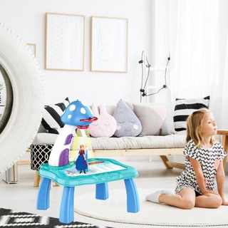 Childrens projection board multi-function smart drawing board projector machine learning table luminous painting board projection board boys and girls
