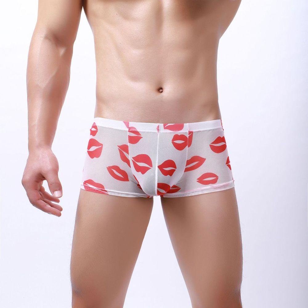 Quần Lót Boxer Lưng Thấp Không Đường May Quyến Rũ Cho Nam
