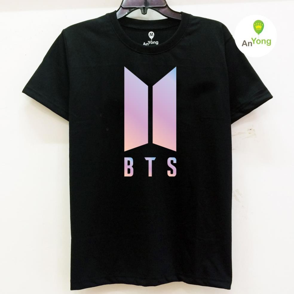 SALE- Áo thun BTS logo chuyển màu - gái tốt nhất