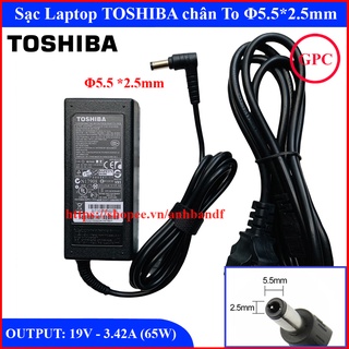 Sạc laptop toshiba 19v-3.42a