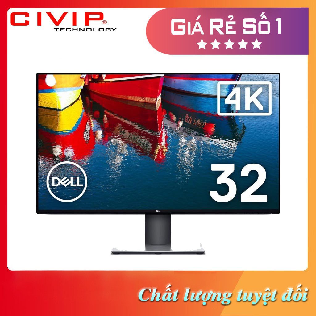 Màn hình LCD Dell UltraSharp U3219Q(3840 x 2160/IPS/60Hz/5 ms) - Hàng Chính Hãng