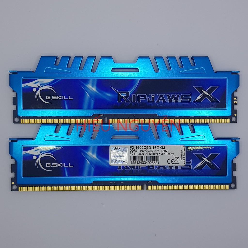 Ram PC DDR3 4GB - 8GB - 16GB (2x8) bus 1600Mhz