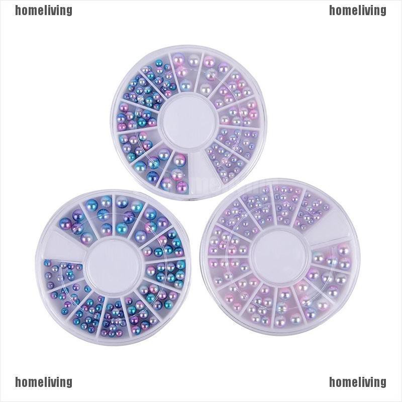 Hộp Hạt Ngọc Trai 3D Nhiều Kích Cỡ Đính Móng Nghệ Thuật