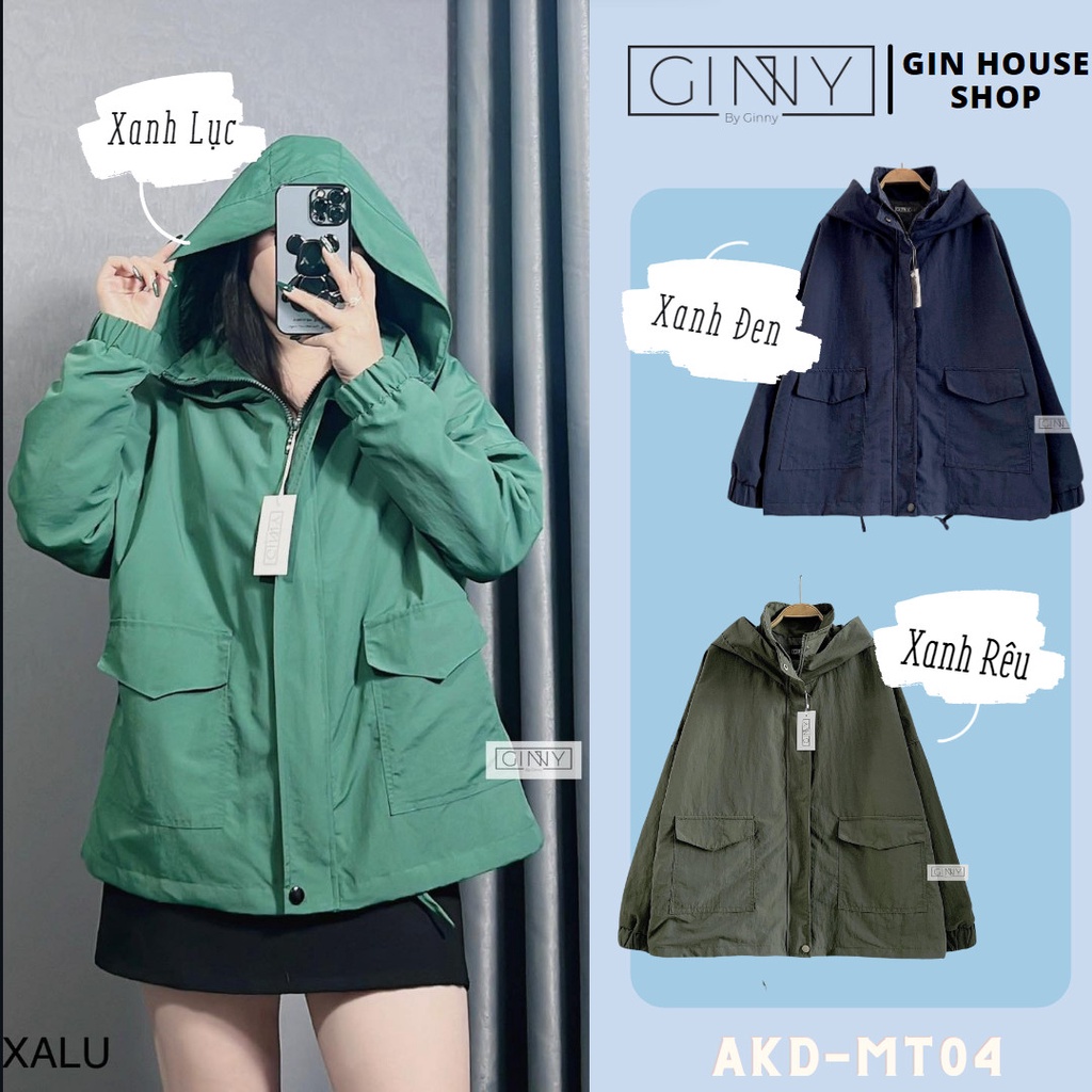 Áo khoác dù xuất Sarah MT-04 | Ginhouse Shop