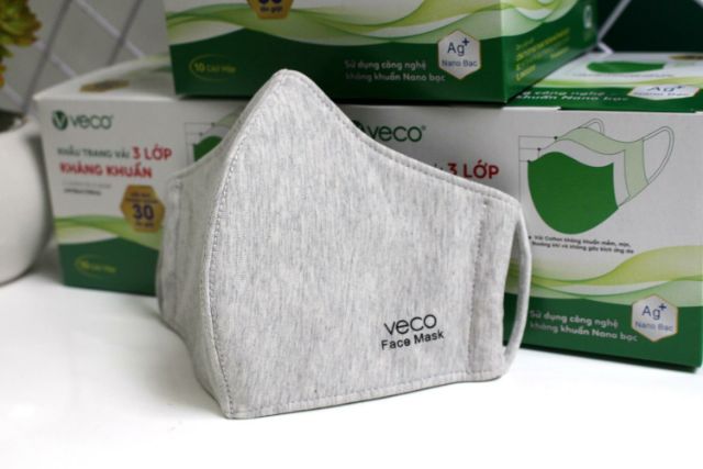 KHẨU TRANG VẢI VECO 3D KHÁNG KHUẨN | BigBuy360 - bigbuy360.vn