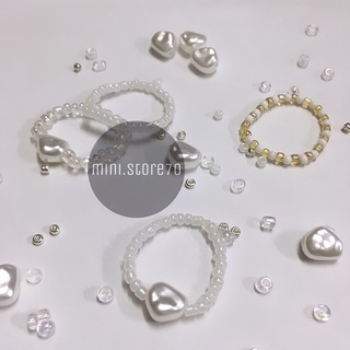 Nhẫn hạt cườm handmade