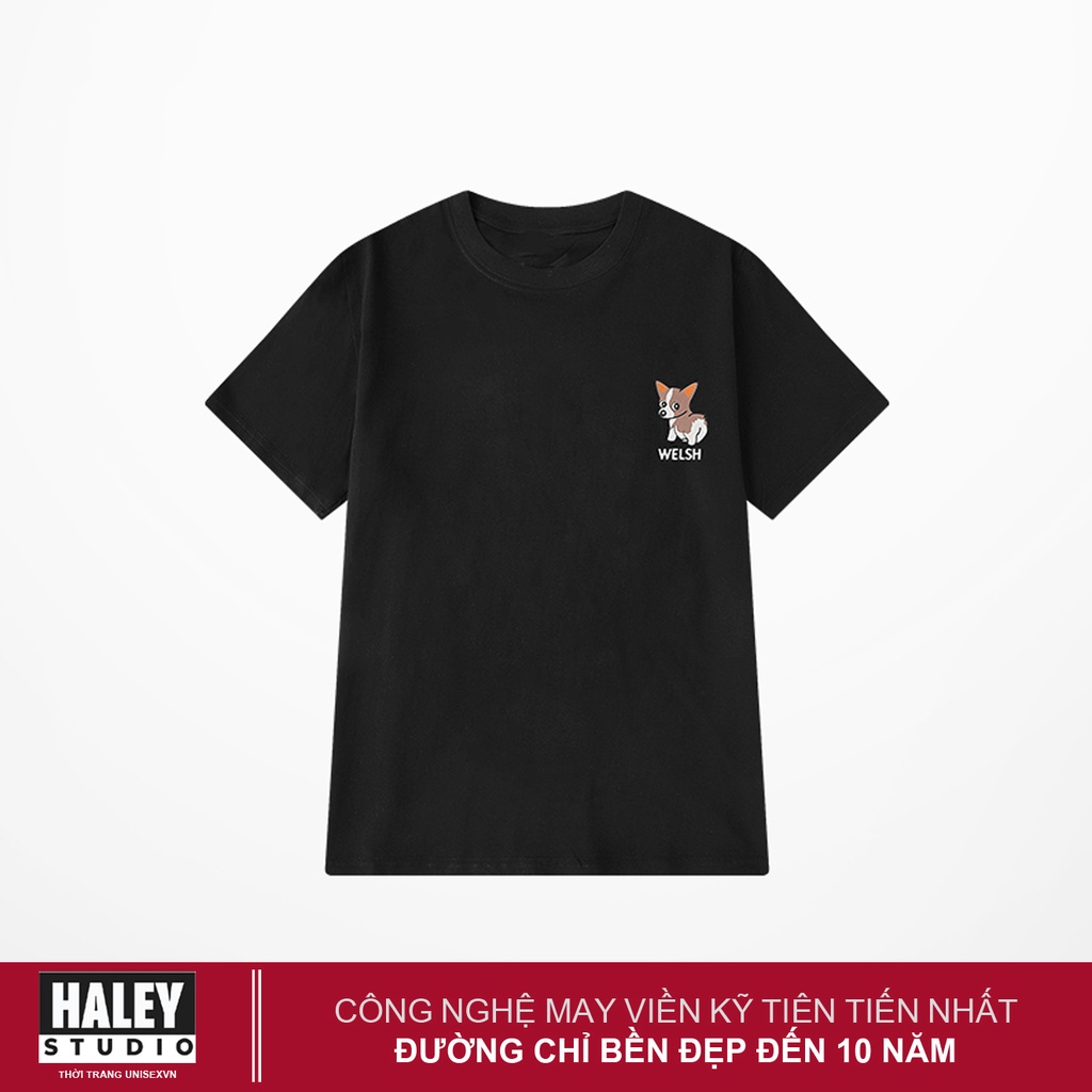 Áo Thun Nam Nữ unisex HALEY Spring Time và Cún Basic cao cấp thoáng mát Form Rộng phong cách Hàn Quốc TN430 - TN464Haley