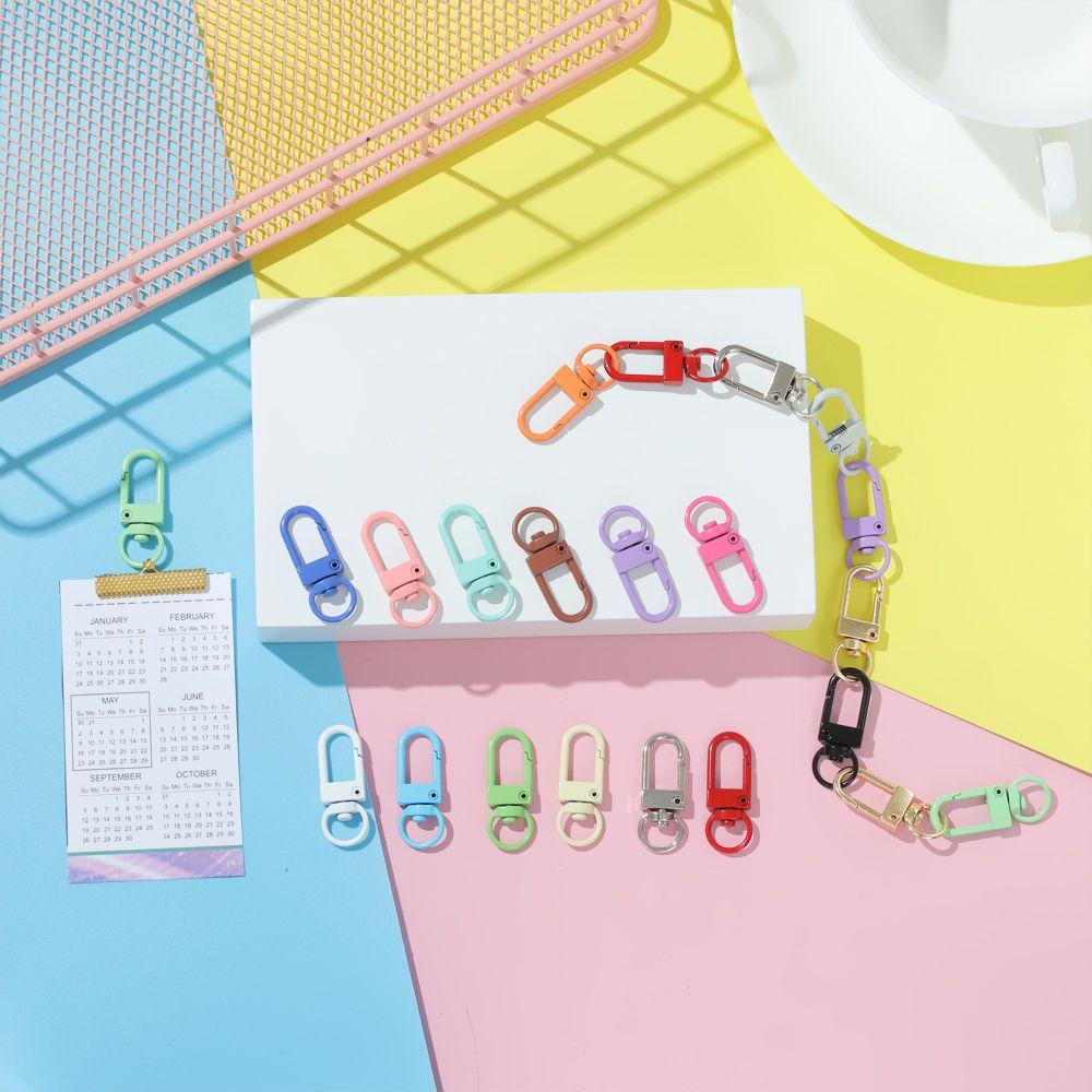 Set 5 Móc Khóa DIY Bằng Kim Loại Tiện Dụng Cho Túi Xách