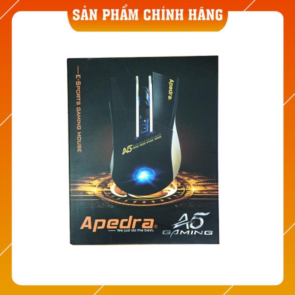 Chuột Gaming Apedra A5 - Led RGB - Bảo hành 12 tháng chính hãng