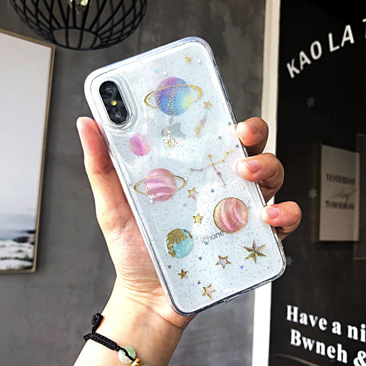 Ốp Lưng iPhone 6/6S/6Plus/6SPlus/7/8/7Plus/8Plus/X/XS/XSMax/11/11Pro/11Max Họa Tiết Dải Ngân Hà - Mã TZAC264