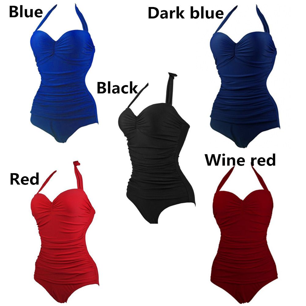 Bộ Đồ Bơi Ôm Dáng Màu Trơn Có Đệm Ngực Nhiều Màu Sắc Gợi Cảm Cho Nữ | BigBuy360 - bigbuy360.vn