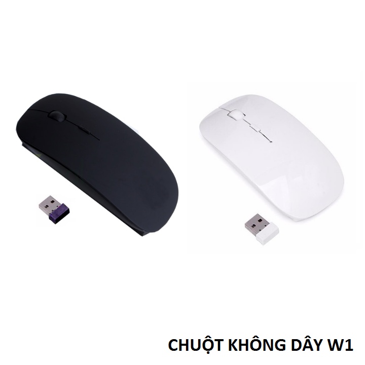 Chuột không dây thời trang W1 nhỏ gọn