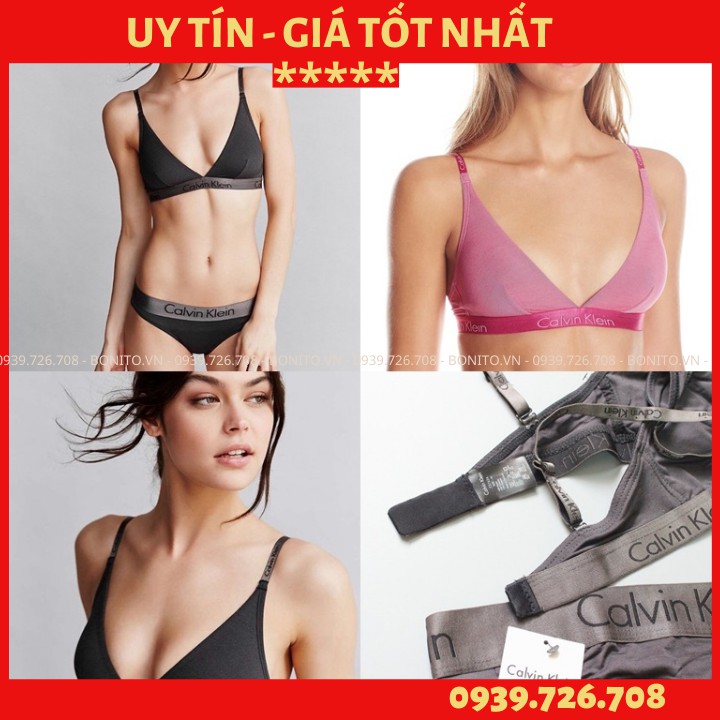 Bộ đồ lót.Ck cotton 2 dây không gọng chất đẹp hàng cao cấp | WebRaoVat - webraovat.net.vn